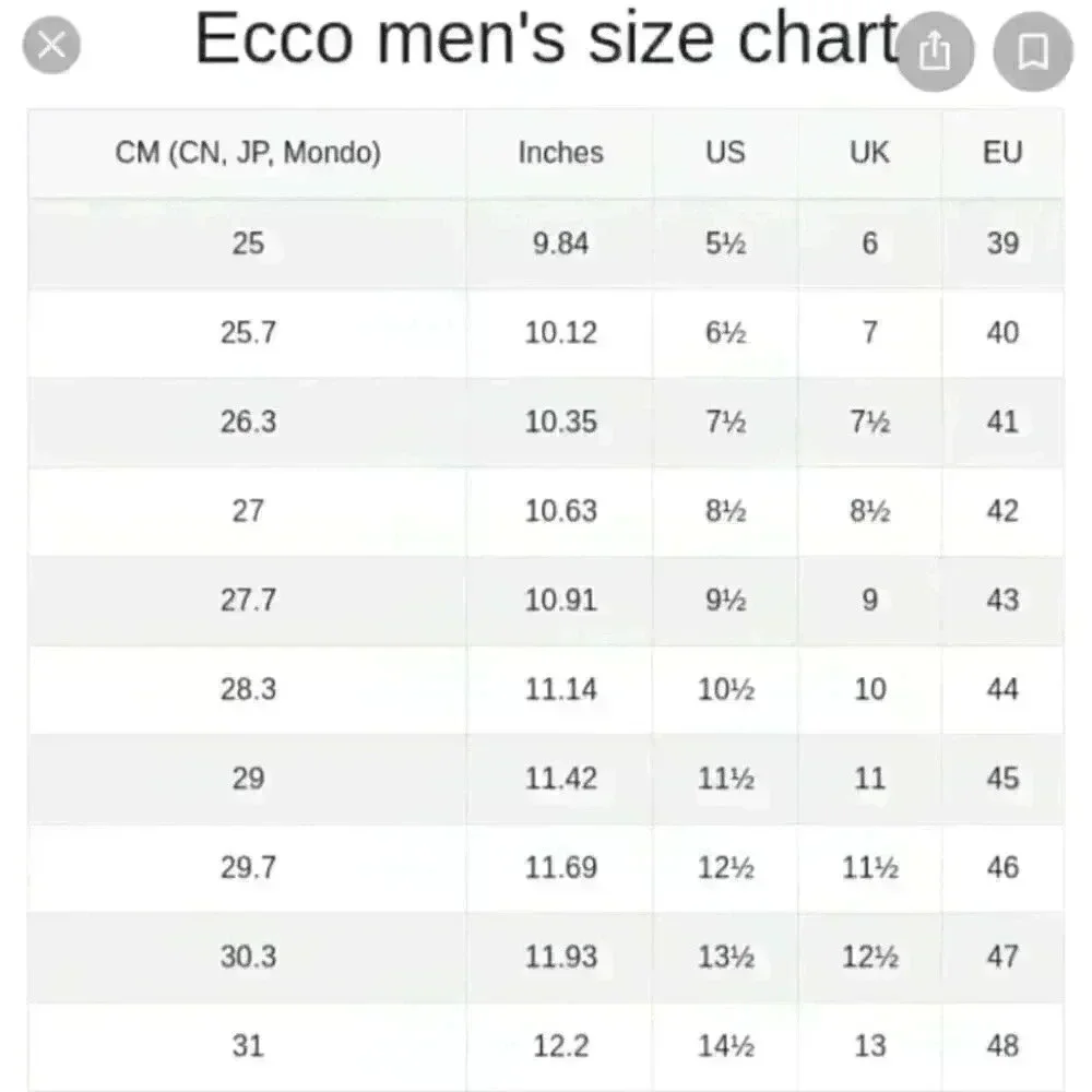 Ecco mens 44 10.5 brown leather walking outdoors